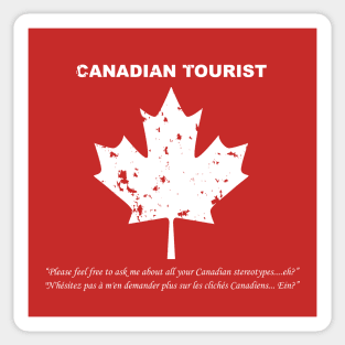 Canadian Tourist Sticker